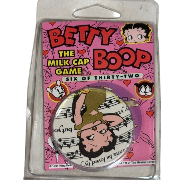 Betty Boop 1994 Milk Cap Game Slammer Factory Sealed - Picture 1 of 3